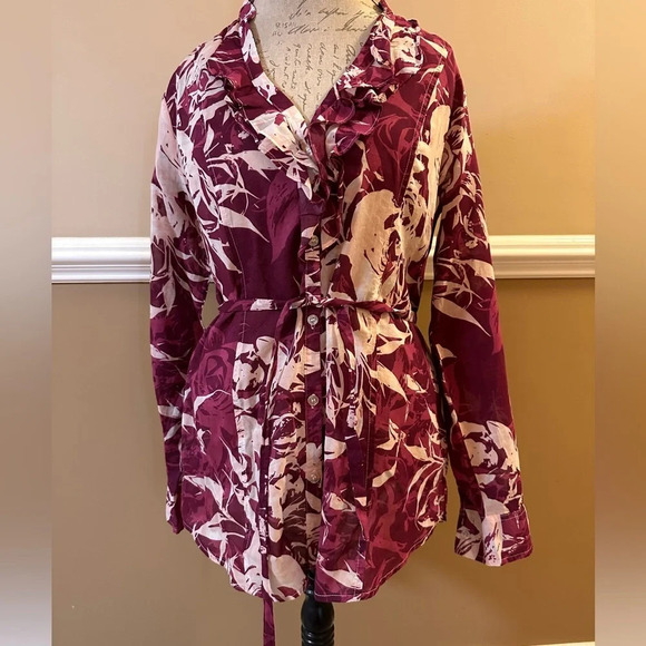 New York & Company floral blouse - Picture 2 of 4